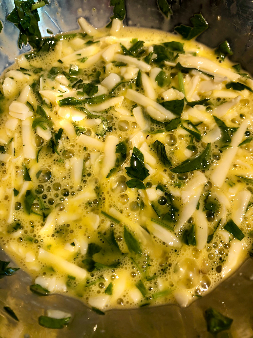 Egg, Cheese and Parsley