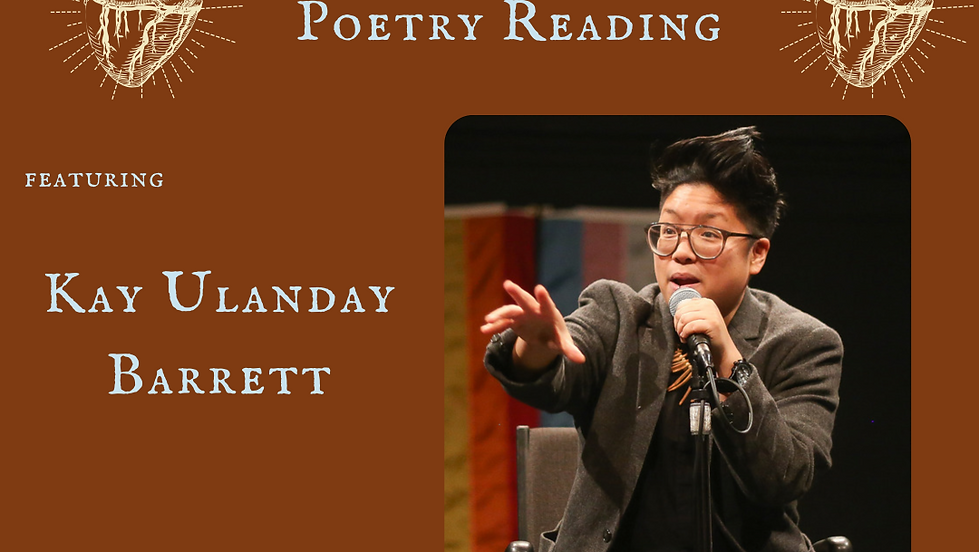 More Than Organs Poetry Reading featuring Kay Ulanday Barret