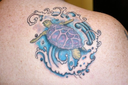 sea turtle tattoo