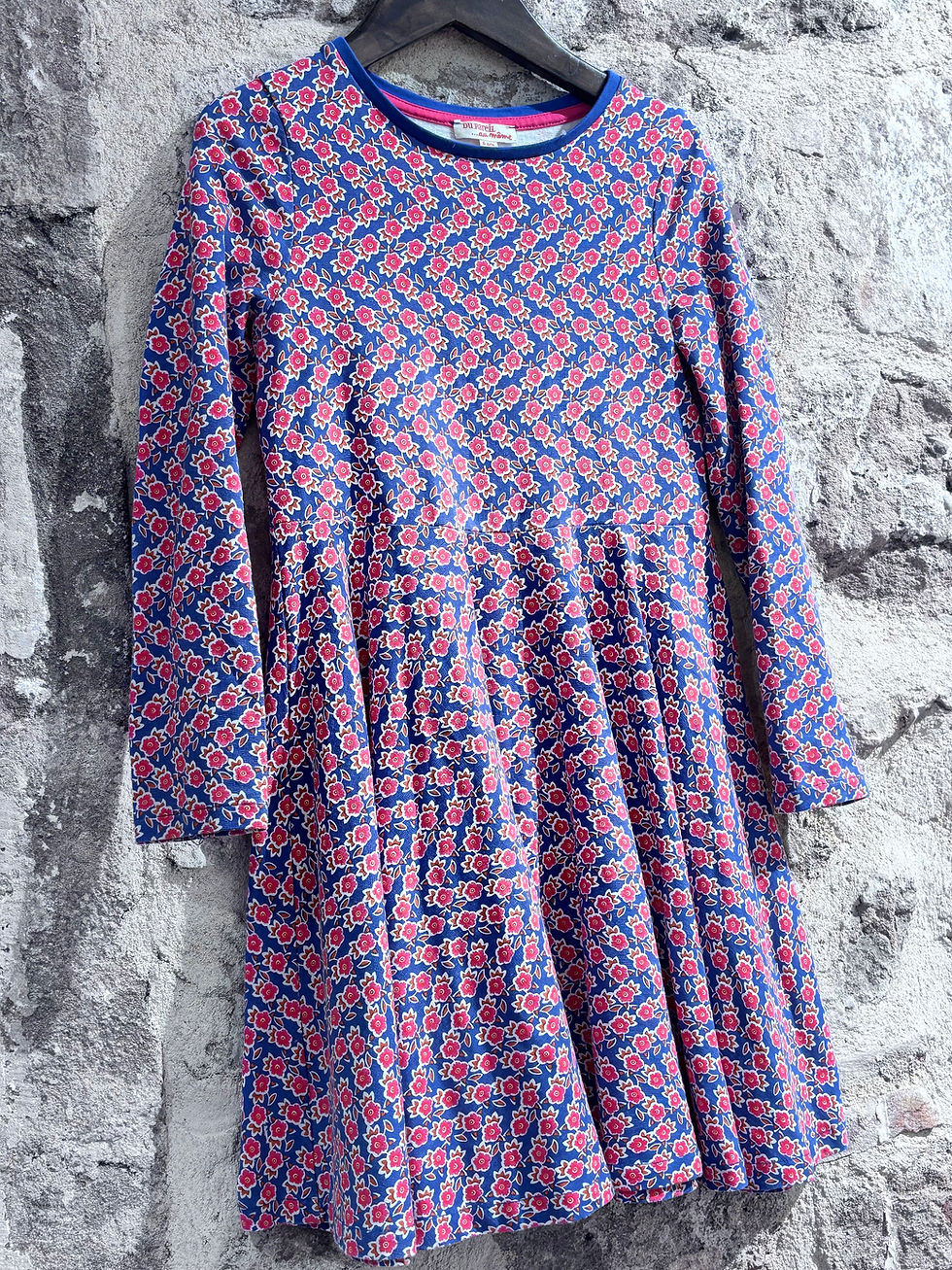 Robe imprimé fleuri 8 ans