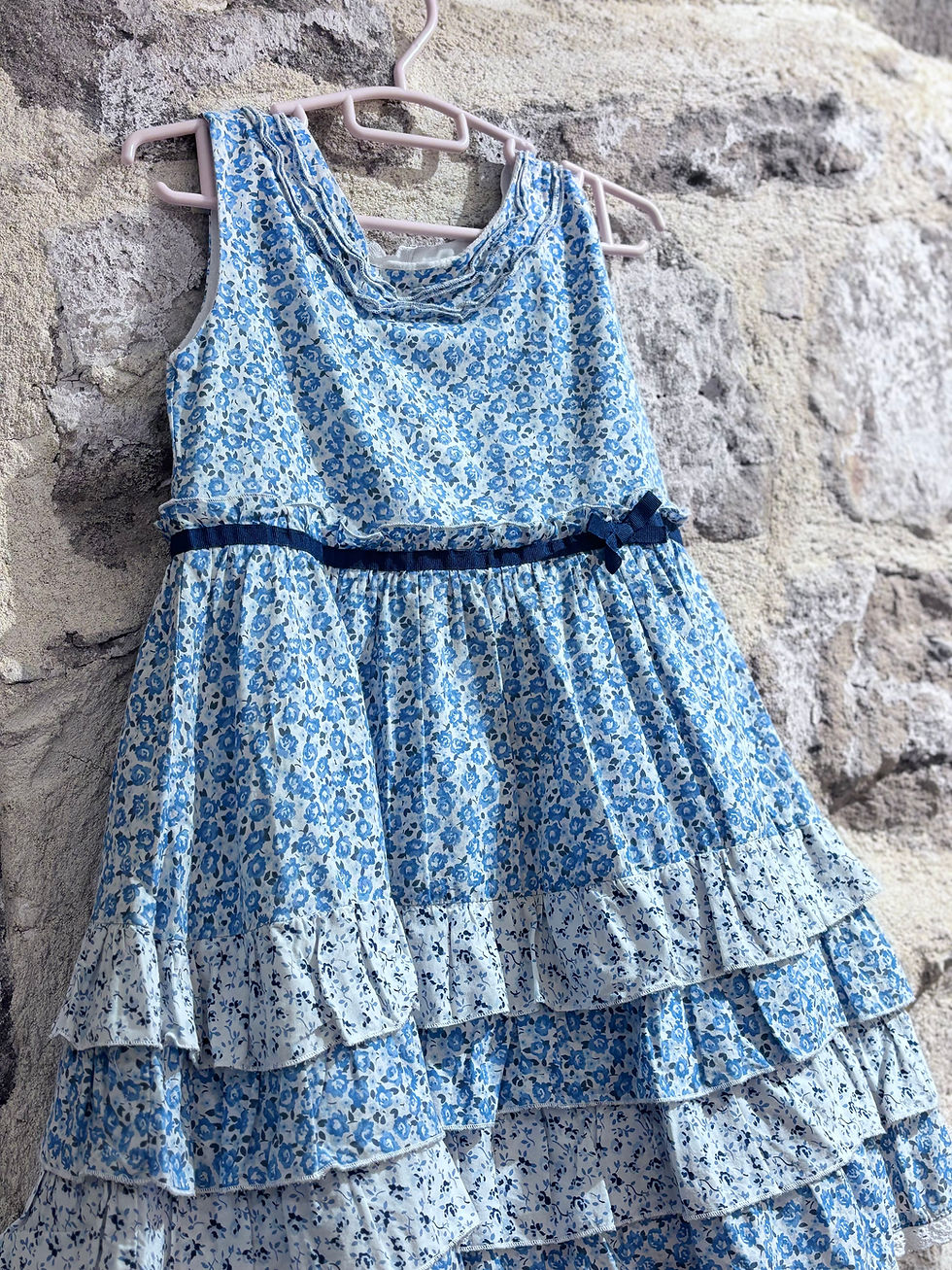 Robe enfant 4 ans imprimé fleuri