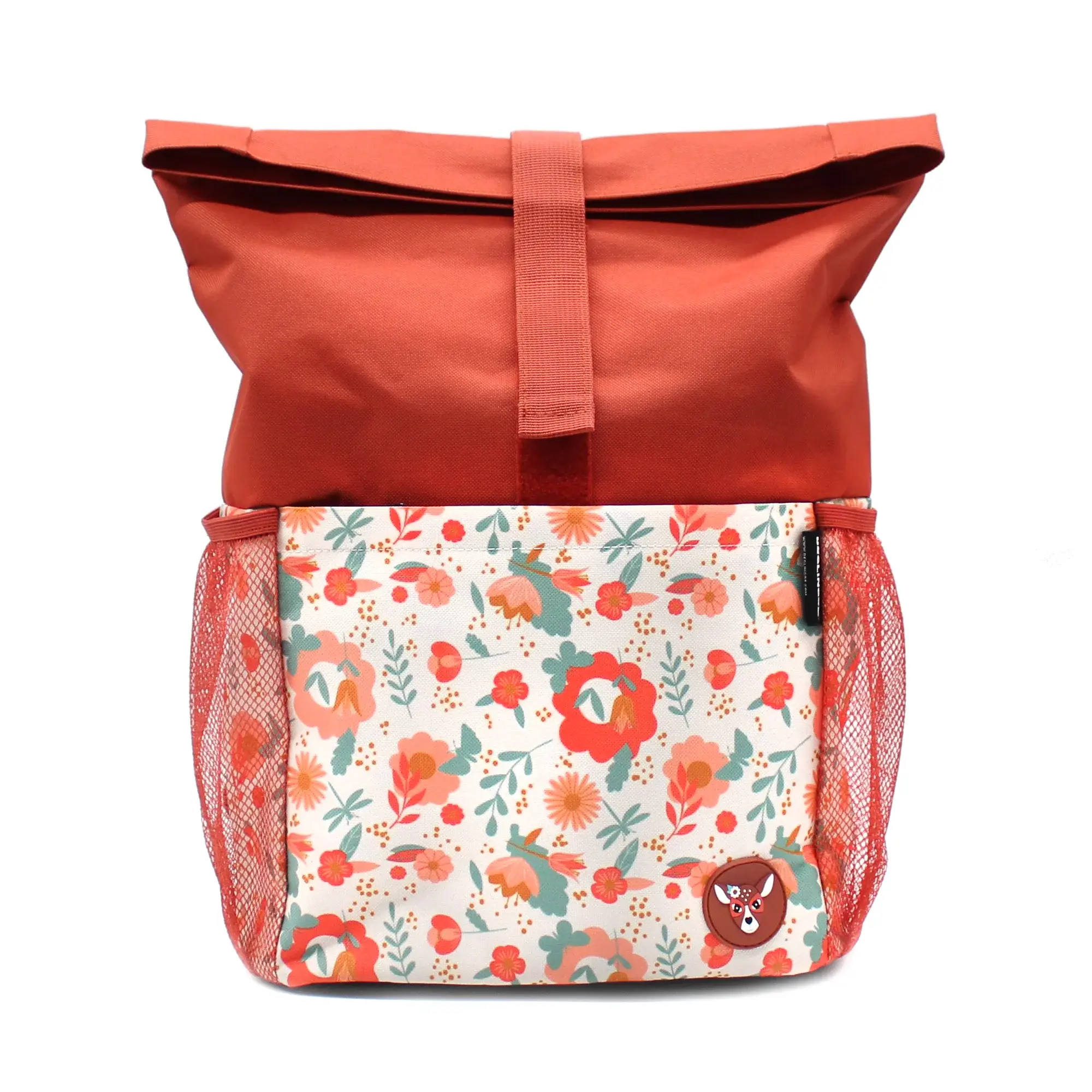 Sac à dos rolltop Melimelos la biche de face