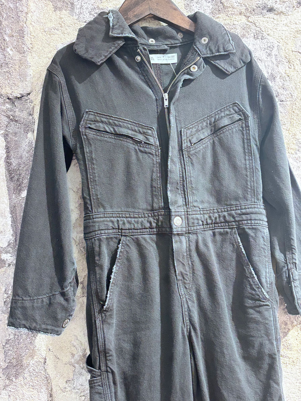 Miniature : Combinaison jean noire 7 ans