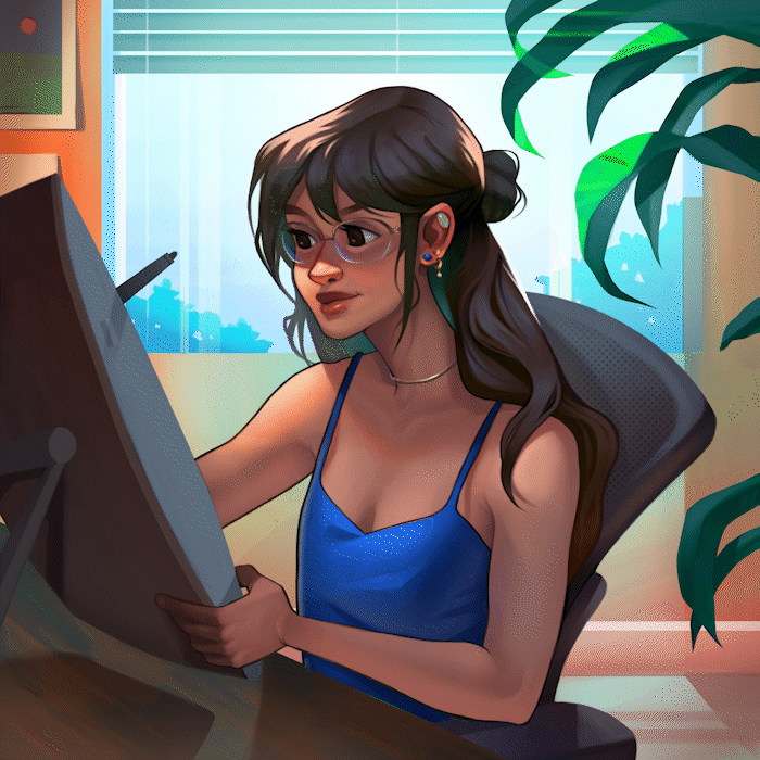 Self portrait animated
