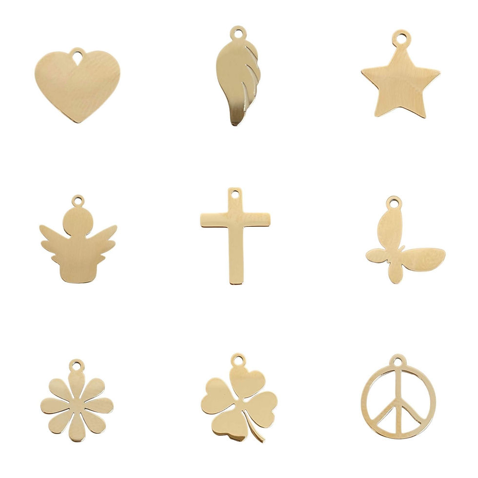 Miniaturbild: Symbol Kette aus Edelstahl – Geschenkset mit Karte