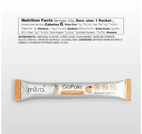 Thumbnail: GoPak Kratom Powder Drink Mixes Tangerine