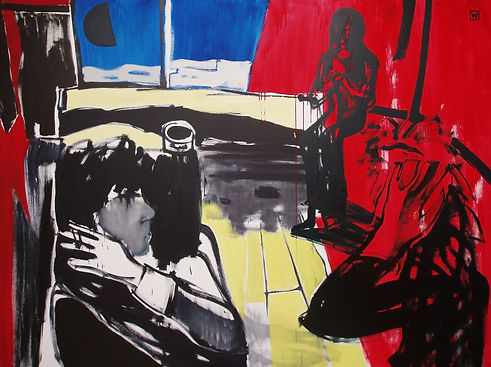 Weronika+Raczynska+DON'T+SCRATCH+YOURSELF+oil+&+acrylic+on+canvas+150x200cm+2012.jpeg