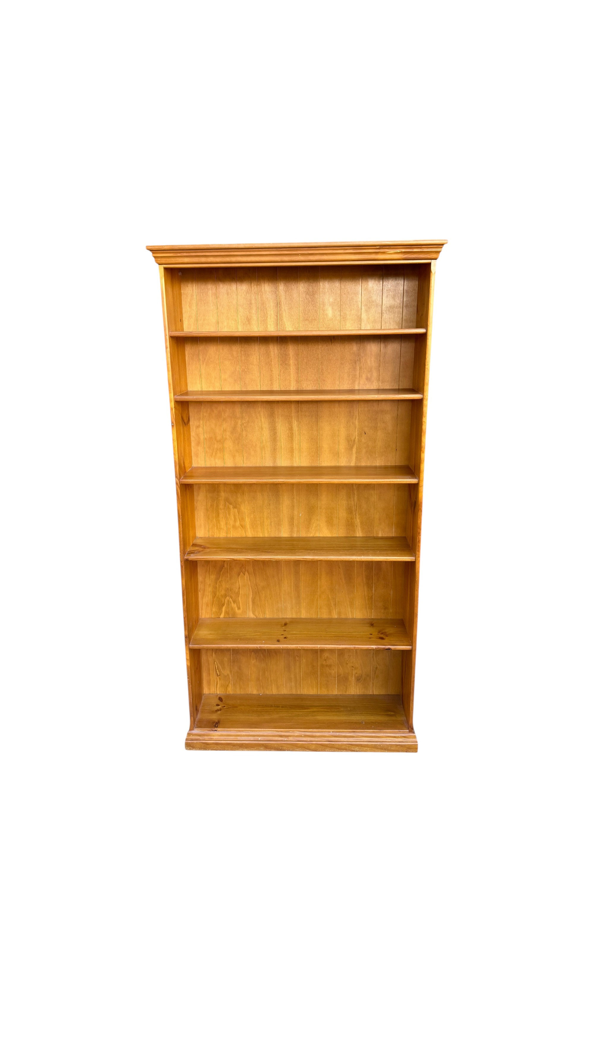 solid timber bookcase