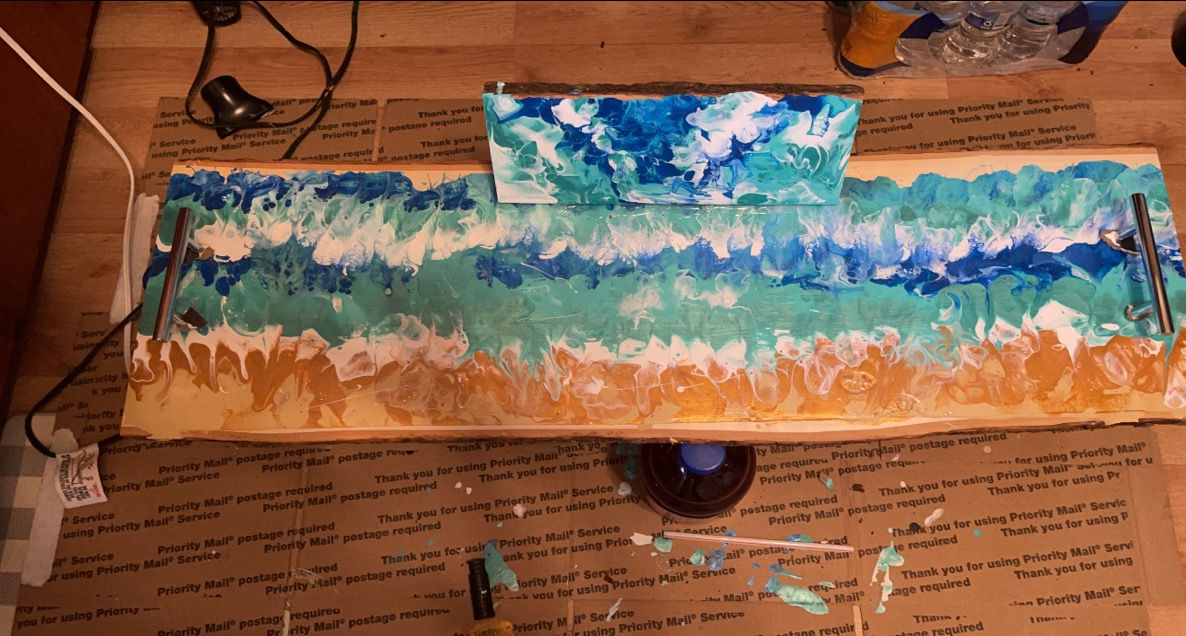 Custom tub tray