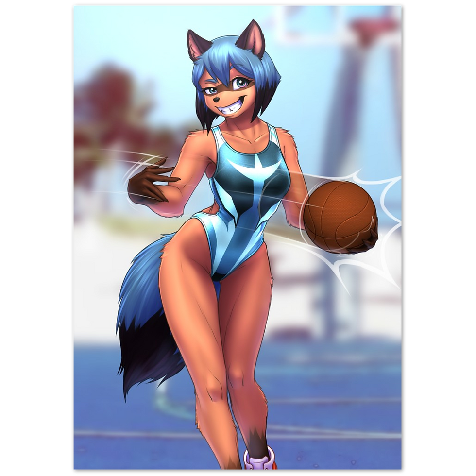 Thumbnail: Ballin' Tanuki Semi-Glossy Paper Poster
