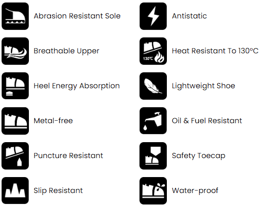 Thumbnail: KPR Safety Shoes ( L - 222 ) Mid Cut / Shoe Lace