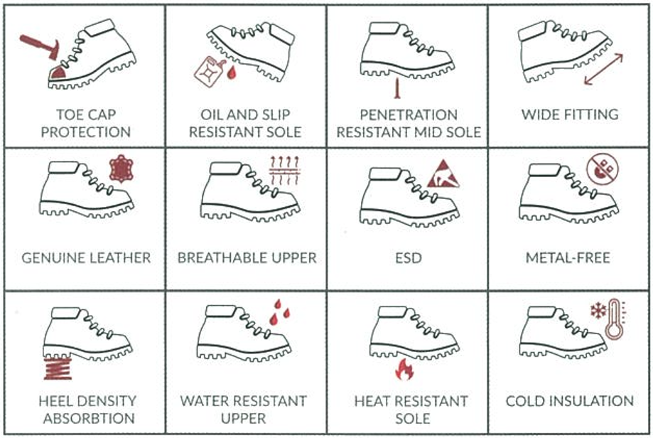 Thumbnail: Acesafe Safety Shoes (Mammoth/17086) Mid Cut / Shoe Lace
