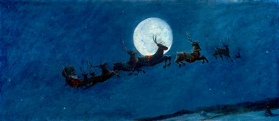 Thumbnail: "A Visit From St. Nicholas" Christmas Cards