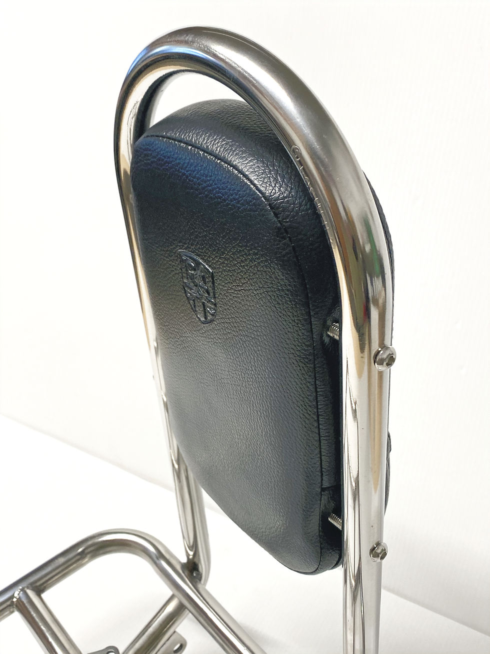 Thumbnail: ROYAL ALLOY GP POLISHED STAINLESS STEEL UPRIGHT BACK REST WITH LUGGAGE RACK