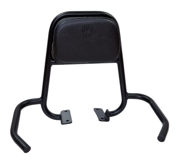 Thumbnail: ROYAL ALLOY GT125i AC - GP125i AC BLACK BACK REST WITH GRAB RAIL & RA LOGO