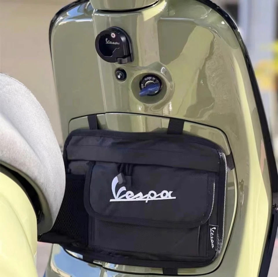 Thumbnail: VESPA WATERPROOF BLACK GLOVE BOX BAG