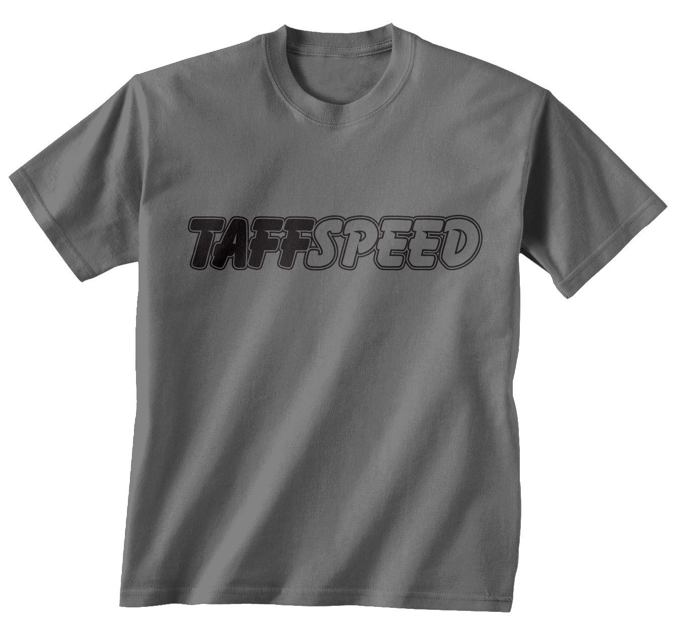 TAFFSPEED GREY & BLACK TEE - SHIRT