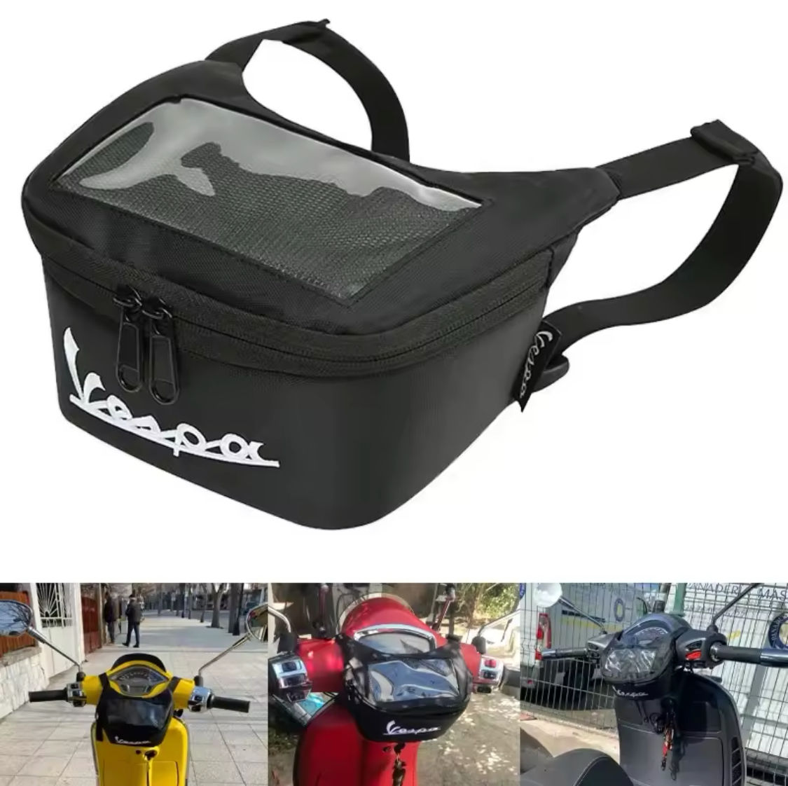 VESPA WATERPROOF HANDLEBAR BAG 