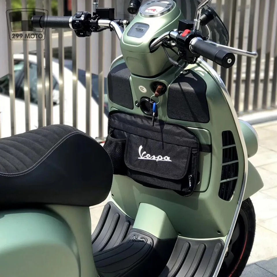 Thumbnail: VESPA WATERPROOF BLACK GLOVE BOX BAG