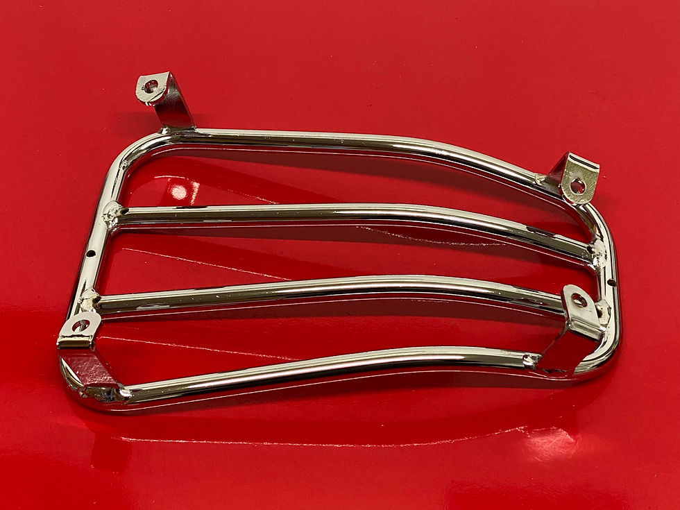 Thumbnail: VESPA GTS300 CHROME FOOT PEDAL LUGGAGE RACK