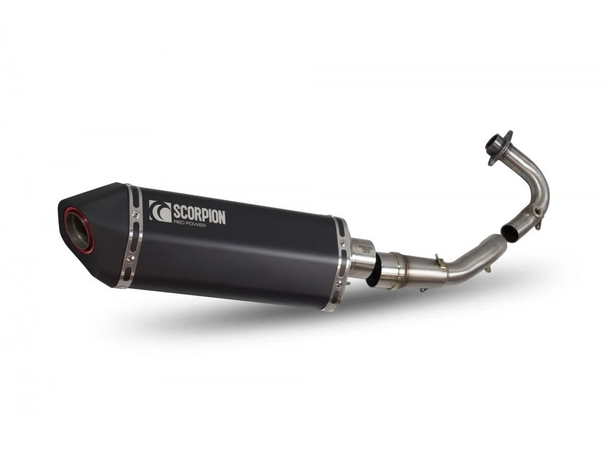 ROYAL ALLOY GP300 LC BLACK CERAMIC SCORPION EXHAUST