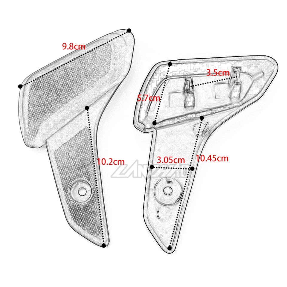 Thumbnail: VESPA SPRINT REAR PASSENGER FOOT STEP PLASTIC PAD PEDAL COVER