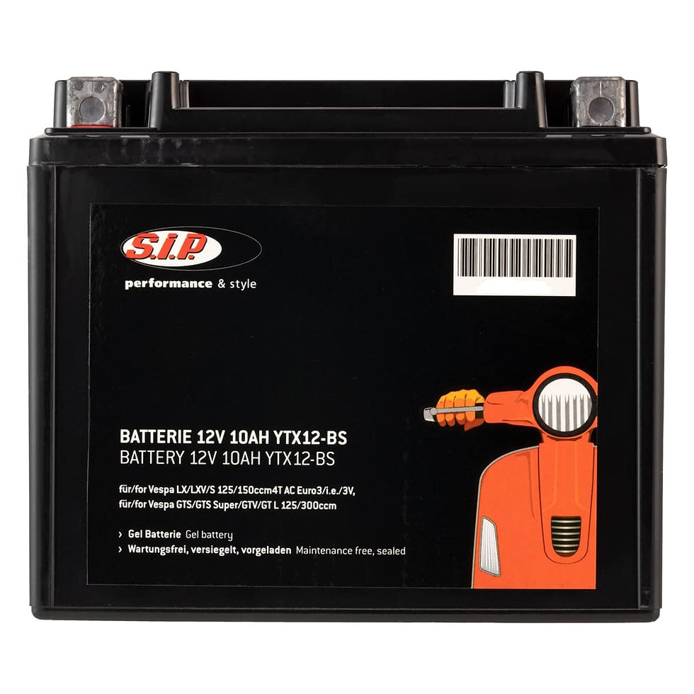 Thumbnail: YTX12-BS 12V 10AH GEL BATTERY 150x87x132 mm
