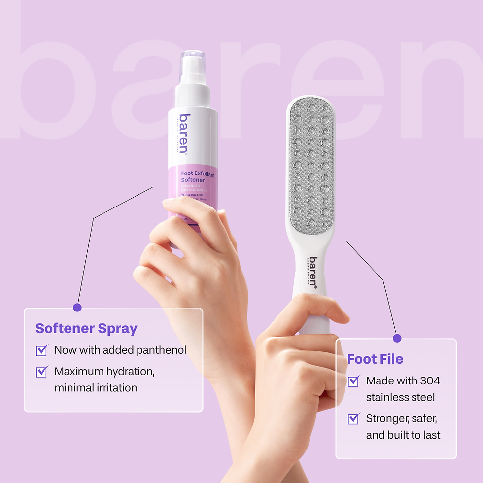 Thumbnail: Foot Softener At-home Kit: Foot File & Callus Softener Spray