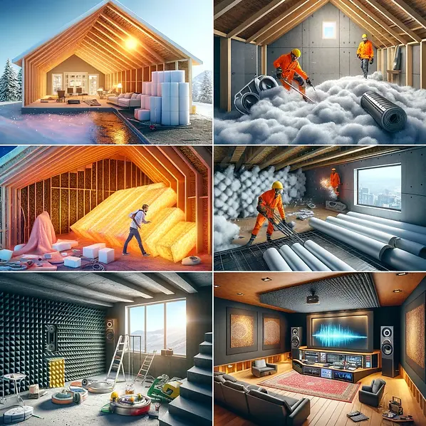 DALL·E 2024-08-08 10.22.41 - A realistic image showcasing various special insulation proje
