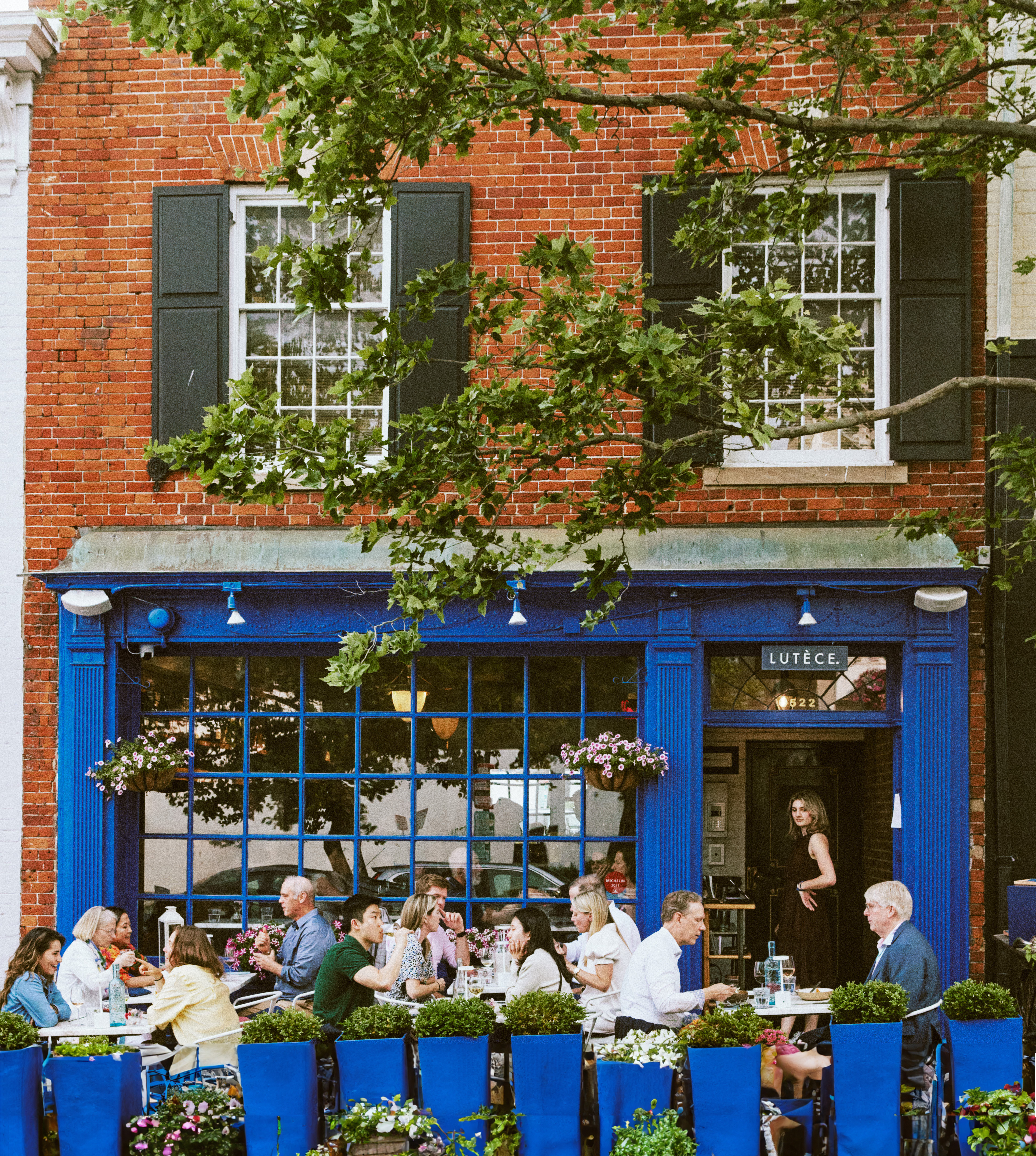 Best Restaurants in DC Georgetown: Lutèce modern French restaurant exterior in Georgetown