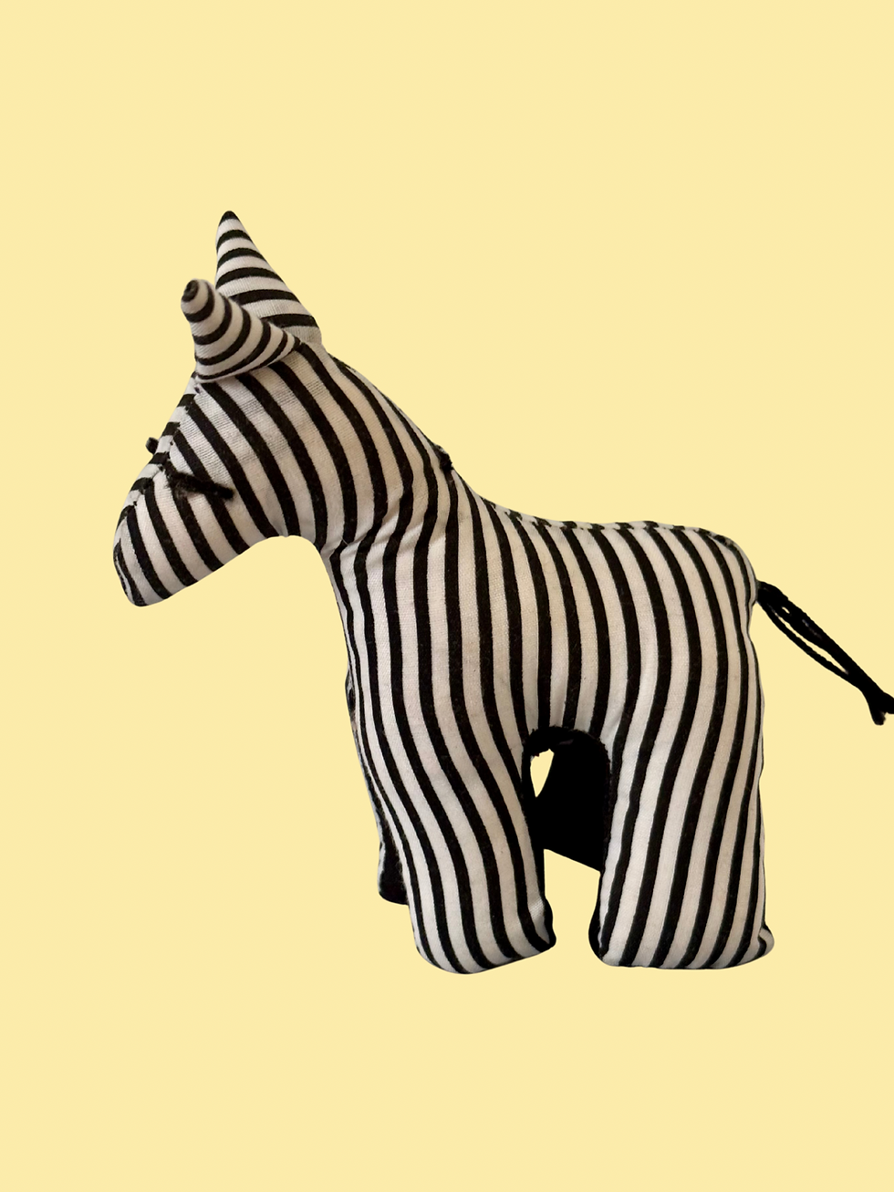 small stuffed zebra from kenya