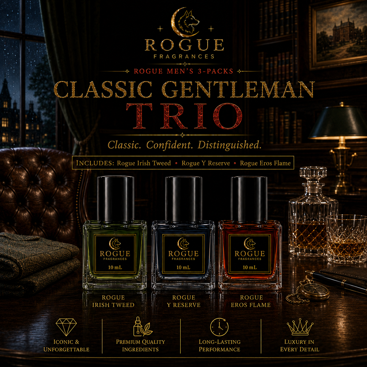 Rogue Classic Gentleman Trio