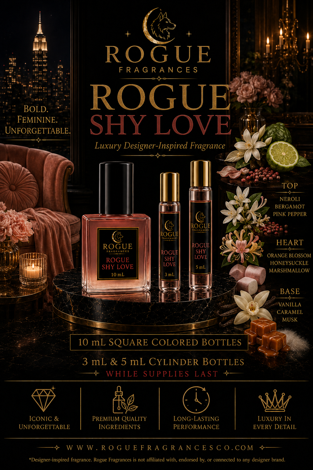 Rogue Shy Love — Inspired by Kilian Love Don’t Be Shy