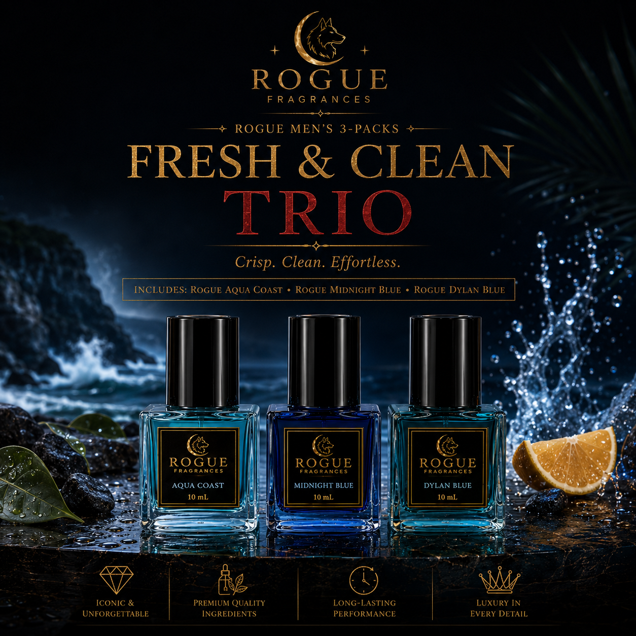 Rogue Fresh & Clean Trio 3-Pack