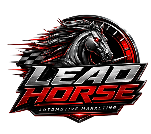 The Lead Horse logo, showing we will push forward and achieve all goals we set.