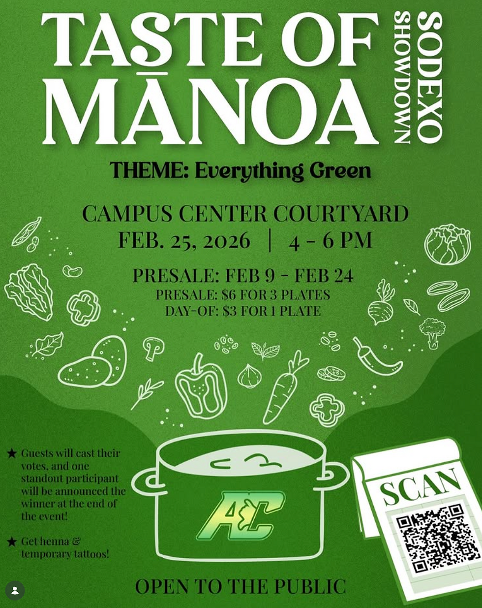 Taste of Manoa SP 2026