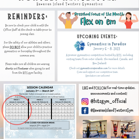 January 2023 Monthly Newsletter