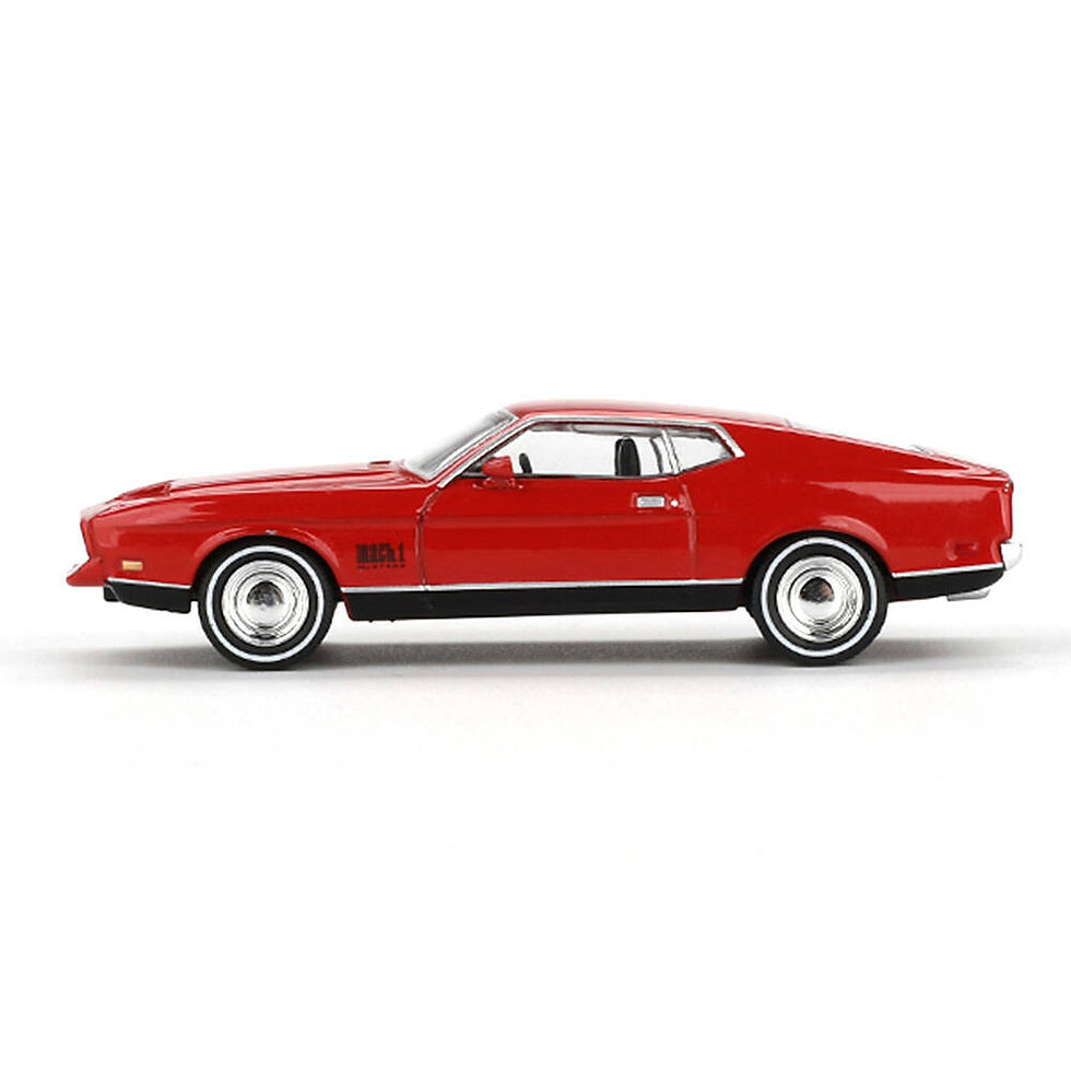Küçük resim: Mini GT 1/64 Ford Mustang Mach 1 "Diamonds Are Forever" / English-Blister Paket