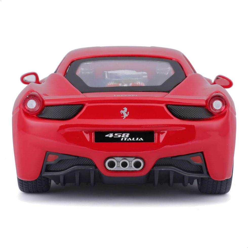 Küçük resim: Bburago 1:24 Ferrari 458 Italia Araba - Kırmızı