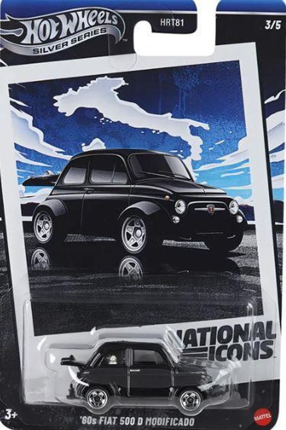 Hot Wheels Silver Series National Icons '60 Fiat 500 D