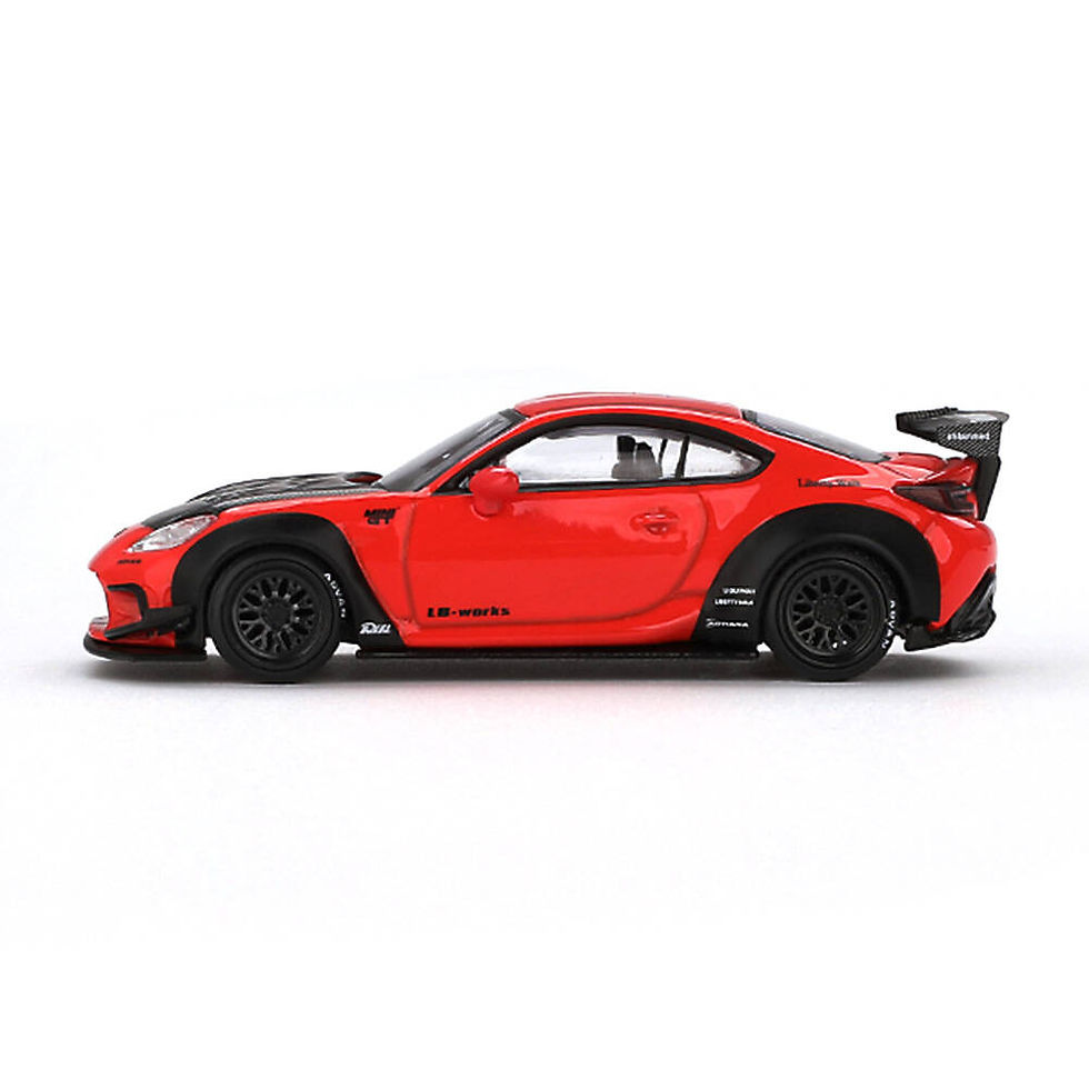 Küçük resim: Mini GT 1/64 Toyota GR86 LB?Nation Red - Blister Paket MGT00885-BL