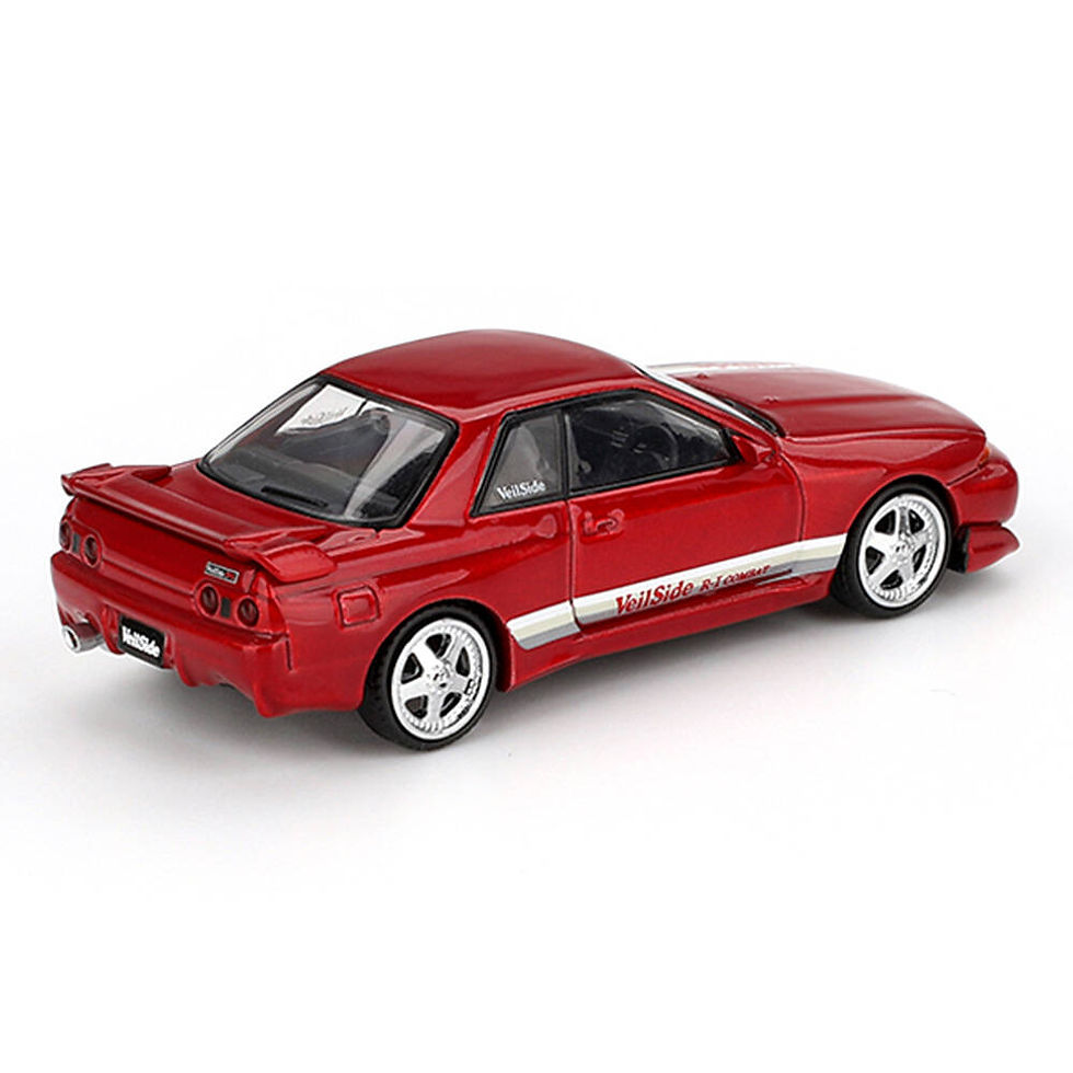 Küçük resim: Mini GT 1/64 Nissan Skyline GT-R (R32) VeilSide Combat C-I Gem Red 