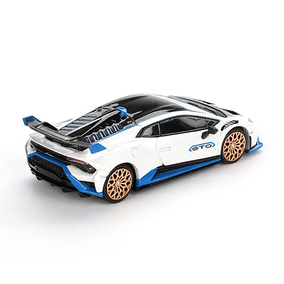 Küçük resim: Mini GT 1/64 Lamborghini Huracán STO Bianco Asopo - Blister Paket MGT00788-BL