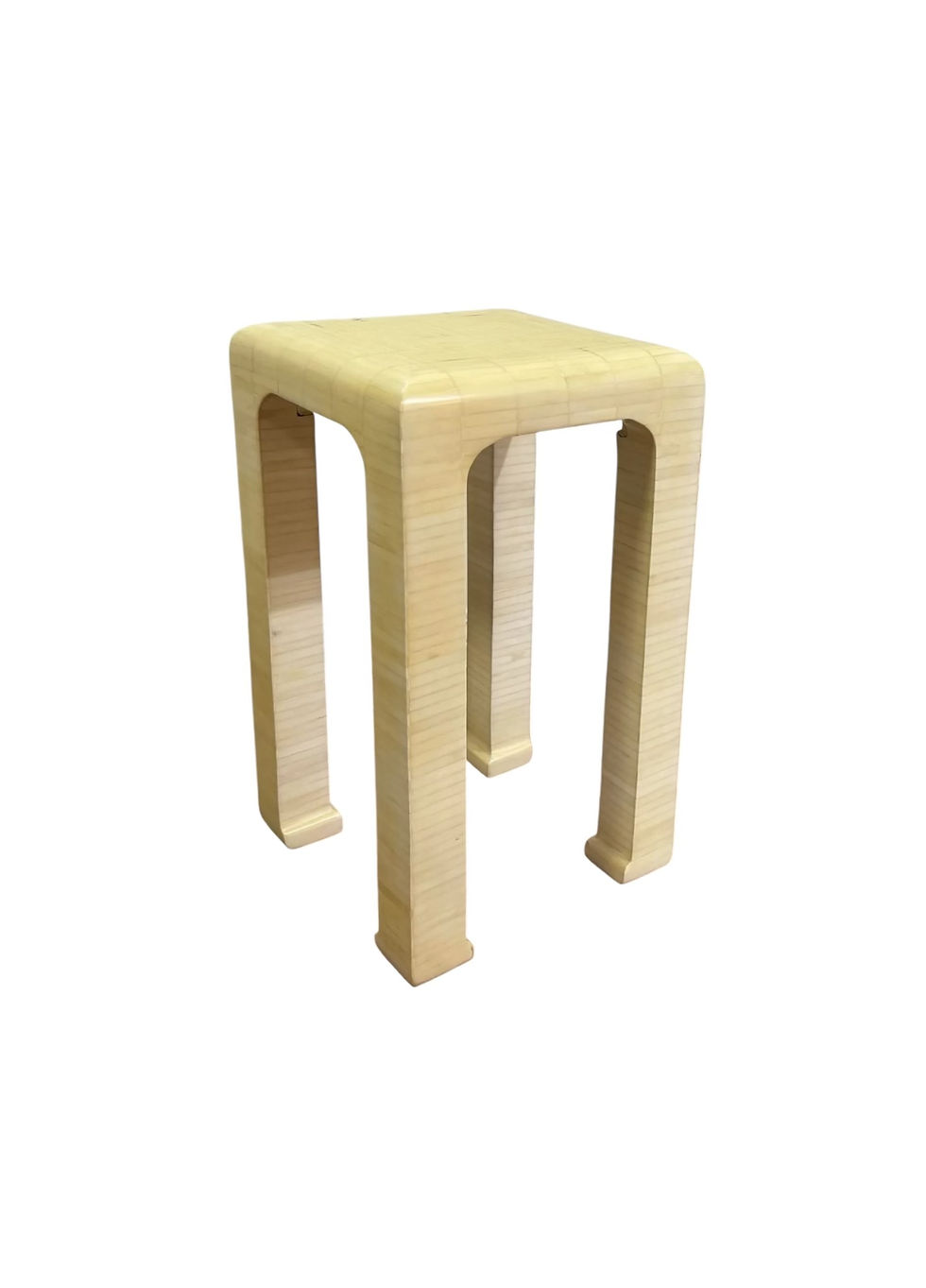 Thumbnail: Vintage Enrique Garcel Tesselated Bone Side Table