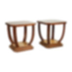 Pair of Art Deco Style Macassar Side Tables