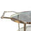 Thumbnail: Modern Nickel Plated Arbor Bar Cart by Global Views