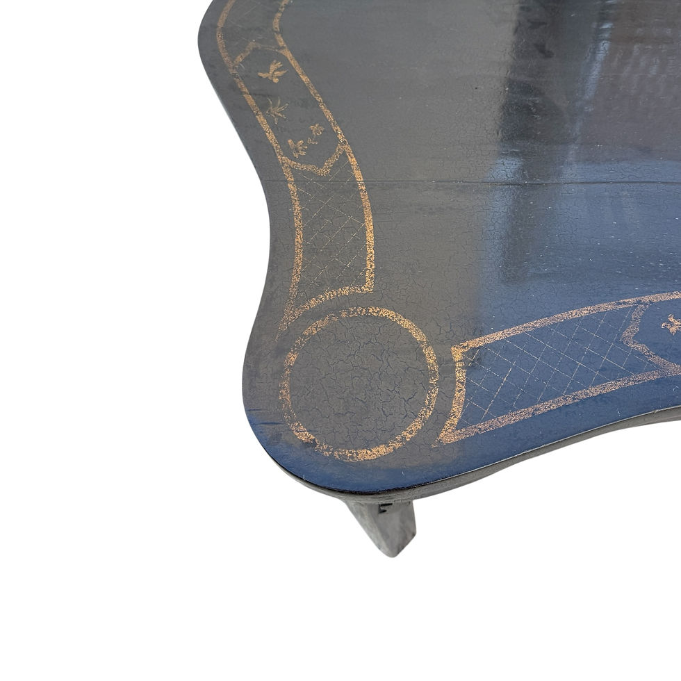 Thumbnail: Huge Gregorius Pineo Serpentine Chinoiserie Console Table