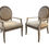 Thumbnail: J Robert Scott (Attr.) Gustavian Style Circle Back Armchair