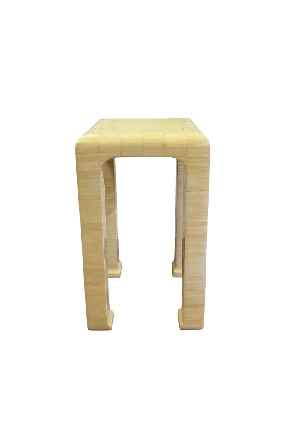Thumbnail: Vintage Enrique Garcel Tesselated Bone Side Table