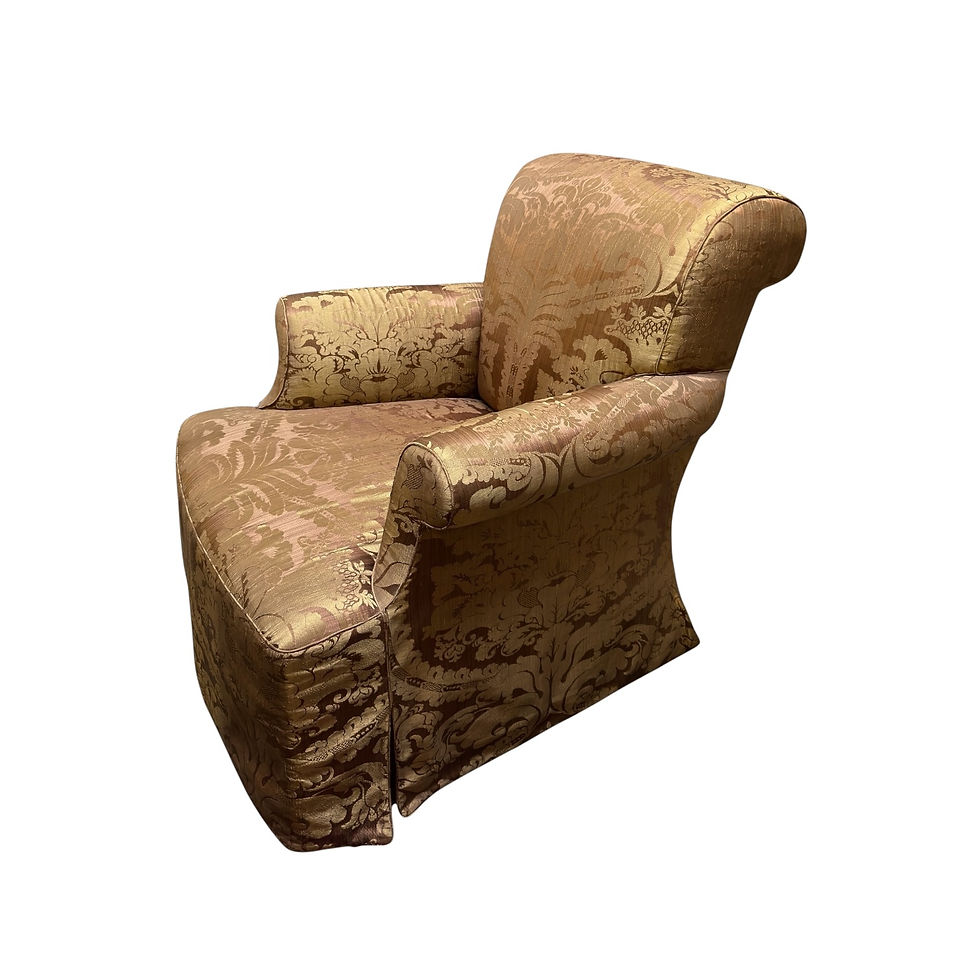Thumbnail: Rose Tarlow Melrose House Fully Upholstered Swivel Club Chair